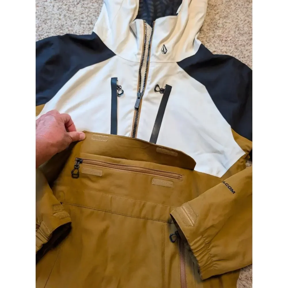 Volcom Men's Brighton Pullover 15K Waterproof Snowboard Anorak Jacket Size M
